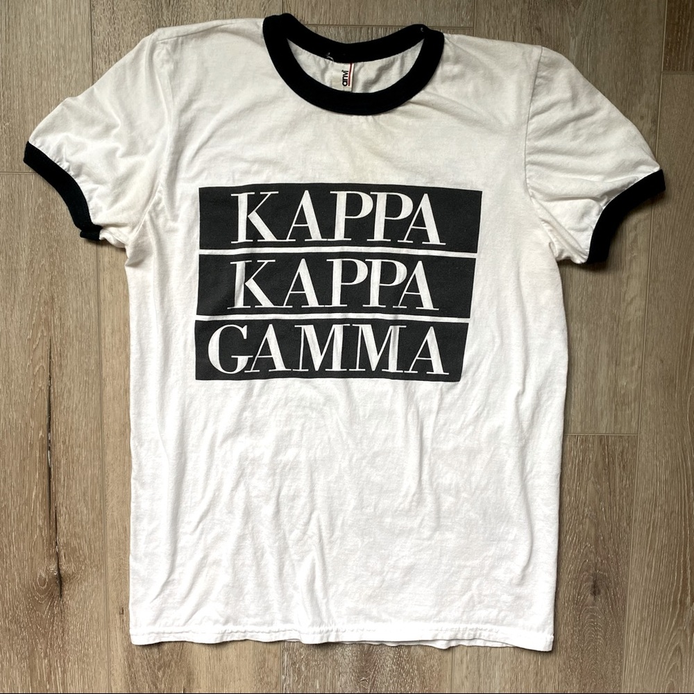 White Kappa Kappa Gamma T-Shirt Small